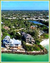 Sandy Hook waterfront homes on Siesta Key